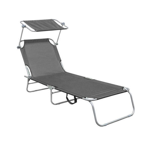 INLEA Kerti napozóágy VELUM - szürke