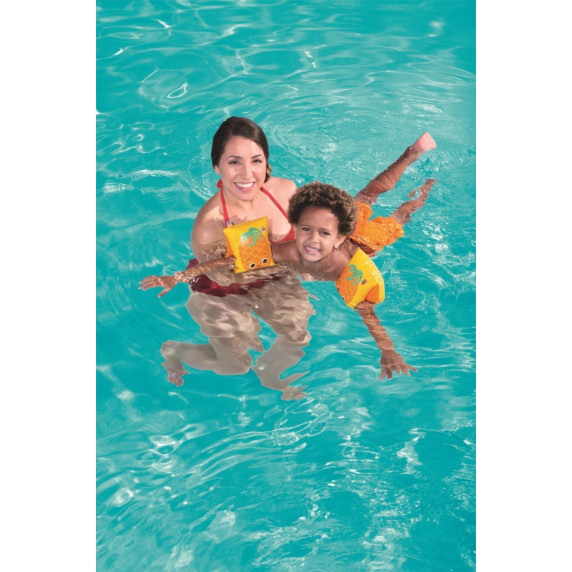 Aripioare pentru înot - 23 x 15 cm BESTWAY - ananas