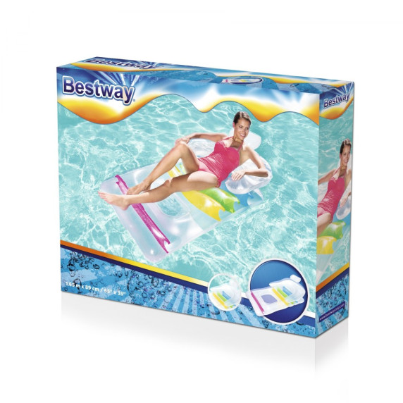 Saltea gonflabilă 2 în 1, fotoliu +kit de reparații - BESTWAY