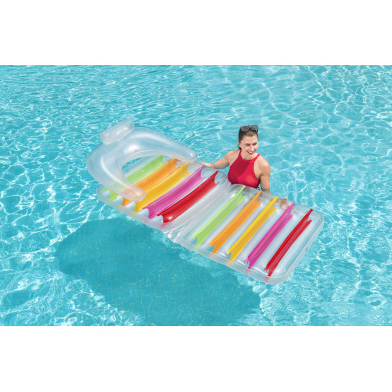 Felfújható matrac háttámlával 201x89 cm BESTWAY 43023