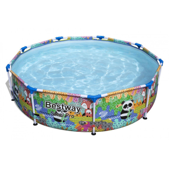 Piscină cu cadru - 274x66cm - animale - BESTWAY