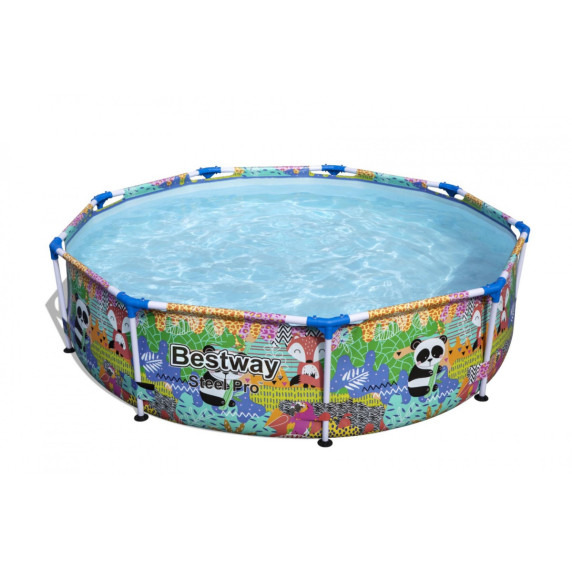 Piscină cu cadru - 274x66cm - animale - BESTWAY