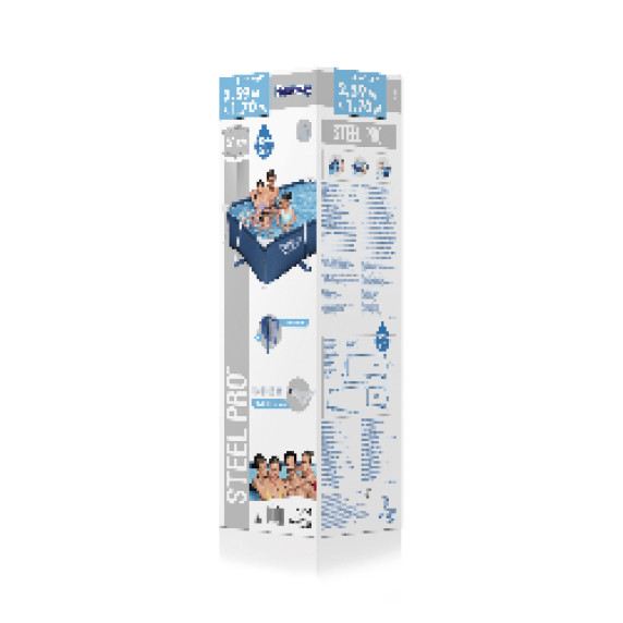 BESTWAY Steel Pro Frame rodinný bazén 259 x 170 x 61 cm 56403