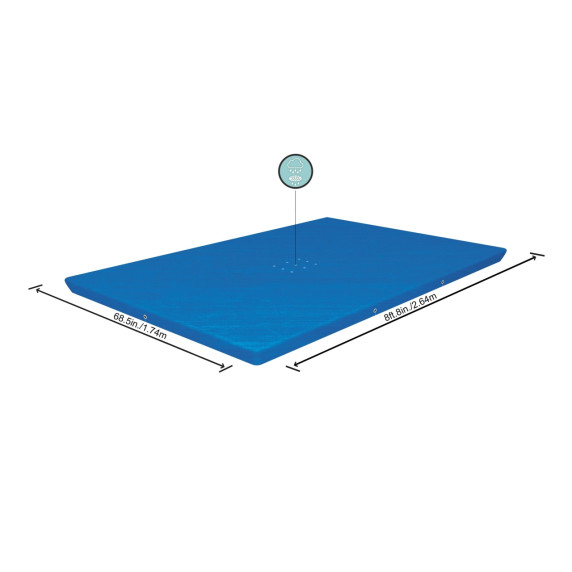 Takaróponyva medencéhez 259x170 cm BESTWAY 58105