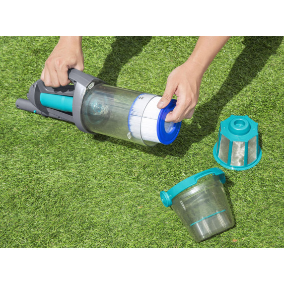Bestawy Aspirator manual de piscină cu baterie AquaGrip + 2 capete 58946