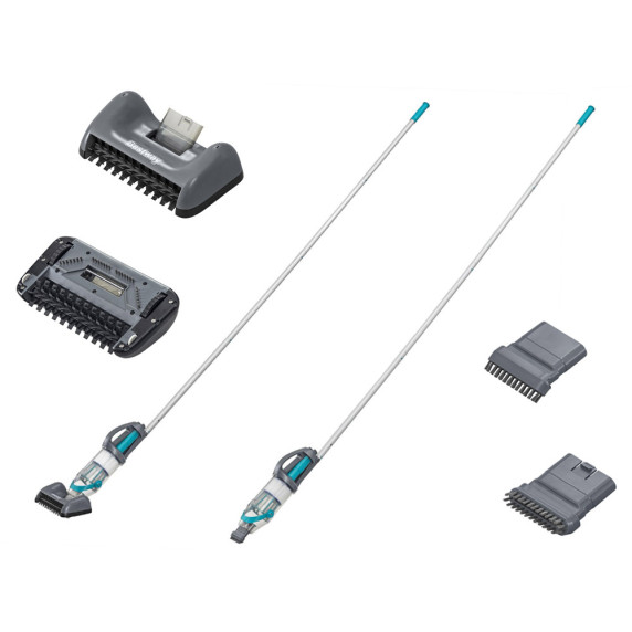 Bestawy Aspirator manual de piscină cu baterie AquaGrip + 2 capete 58946