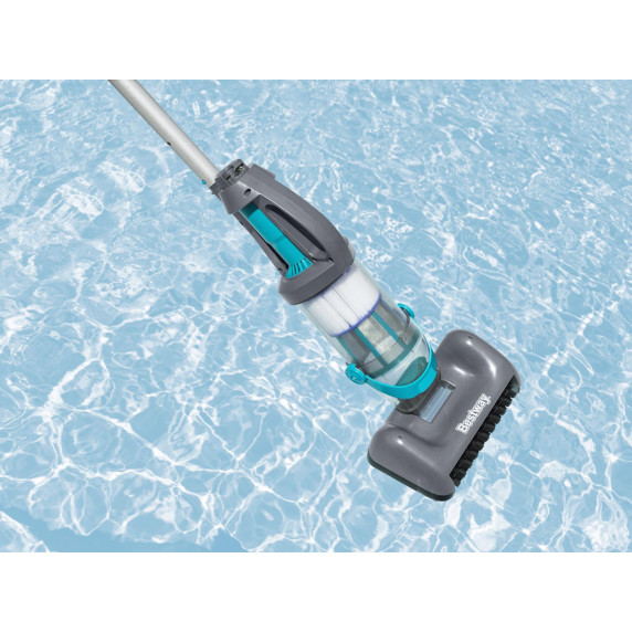 Bestawy Aspirator manual de piscină cu baterie AquaGrip + 2 capete 58946