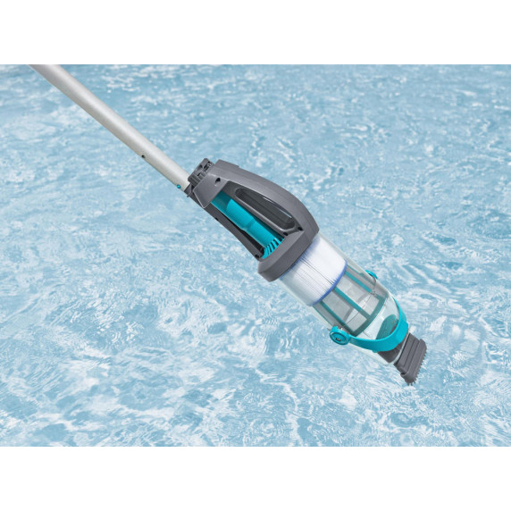 Bestawy Aspirator manual de piscină cu baterie AquaGrip + 2 capete 58946