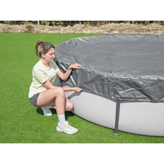 Takaróponyva 305 cm fémvázas medencékhez BESTWAY 58948