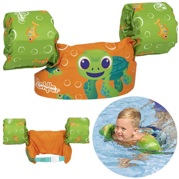 Plavecká vesta s rukávmi 2-6 rokov BESTWAY 90145 - korytnačka