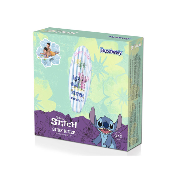 Bestway Saltea gonflabilă de apă DESKA Disney Lilo și Stitch 114 x 46 cm 9104V