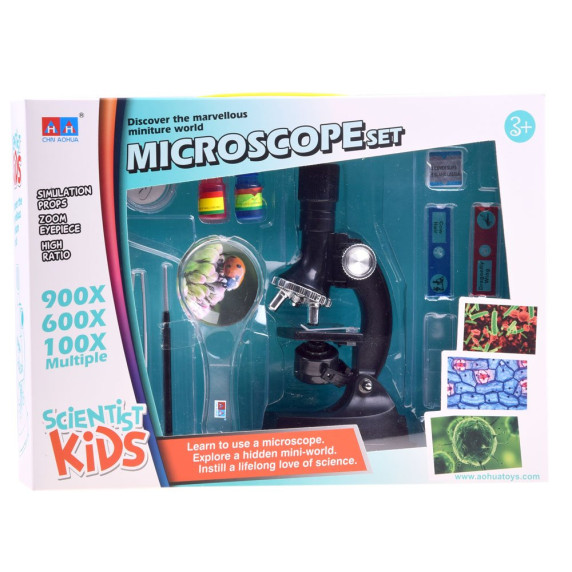 Játék mikroszkóp tartozékokkal Inlea4Fun SCIENTIST KIDS