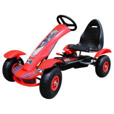 Pedálos Gokart Inlea4Fun Racing XL - Piros - 