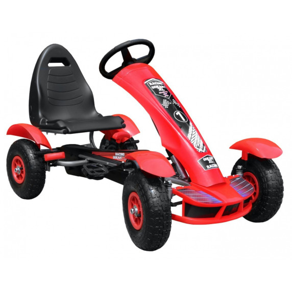 Pedálos Gokart Inlea4Fun Racing XL - Piros