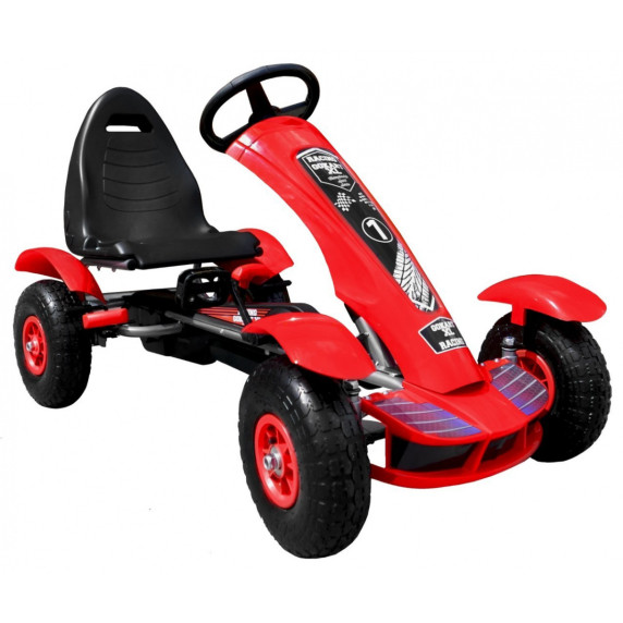 Pedálos Gokart Inlea4Fun Racing XL - Piros