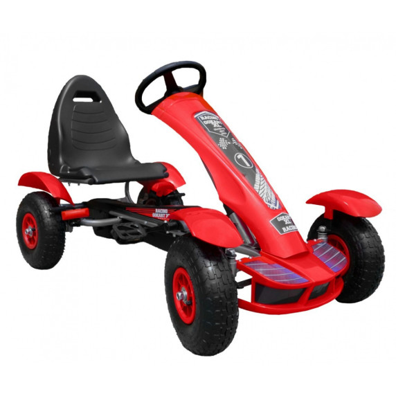 Pedálos Gokart Inlea4Fun Racing XL - Piros