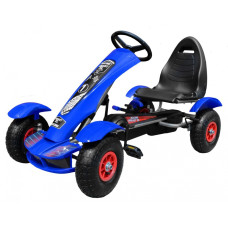 Pedálos Gokart Inlea4Fun Racing XL - Kék - 