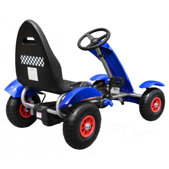 Pedálos Gokart Inlea4Fun Racing XL - Kék