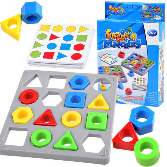 Joc educativ pentru copii - Inlea4Fun SHAPE MATCHING