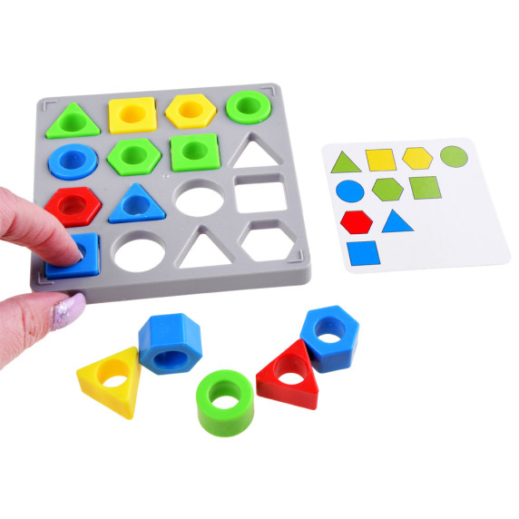 Joc educativ pentru copii - Inlea4Fun SHAPE MATCHING