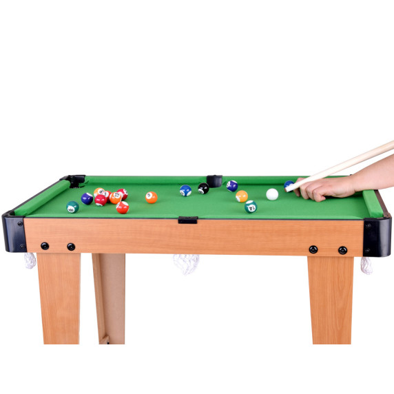 Biliardový stôl pre deti s príslušenstvom Inlea4Fun POOL TABLE