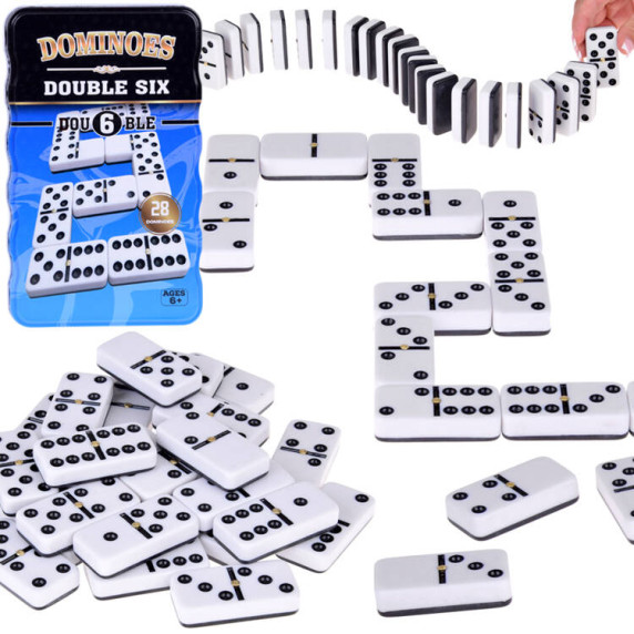 Domino fém dobozban Inlea4Fun DOMINOES