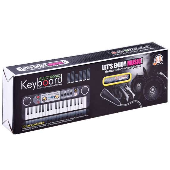 Szintetizátor mikrofonnal Inlea4Fun ELECTRONIC KEYBOARD MQ-3737