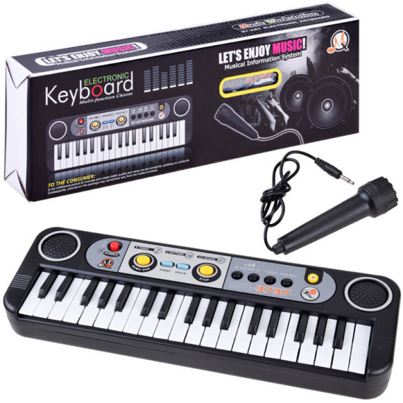 Szintetizátor mikrofonnal Inlea4Fun ELECTRONIC KEYBOARD MQ-3737