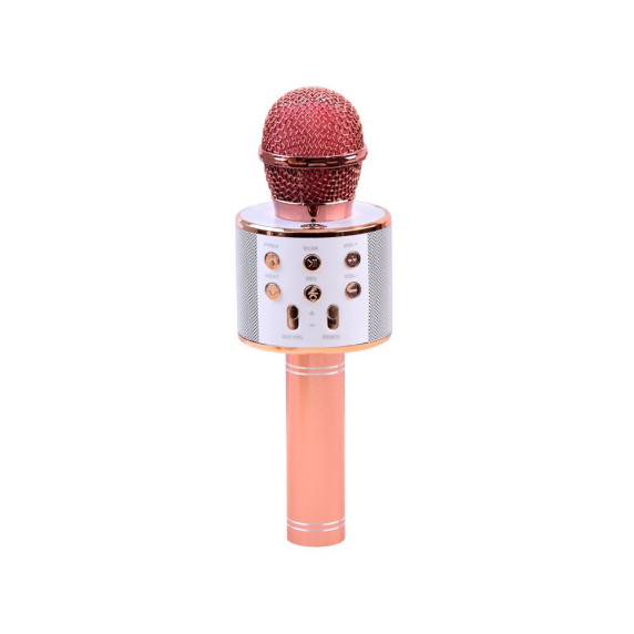 Microfon karaoke wireless - Inlea4Fun IN0136 - roz