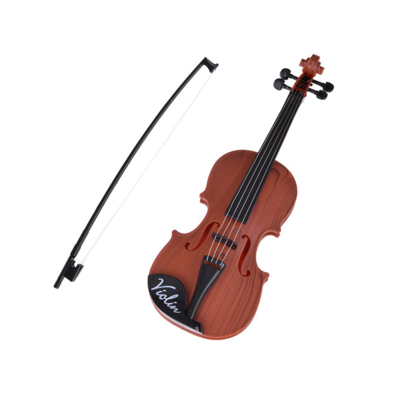 Játék hegedű 42 cm Inlea4Fun VIOLIN - Sötétbarna