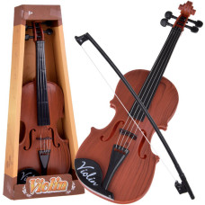 Játék hegedű 42 cm Inlea4Fun VIOLIN - Sötétbarna - 