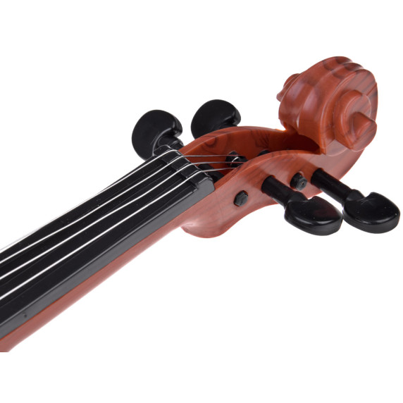 Játék hegedű 42 cm Inlea4Fun VIOLIN - Sötétbarna