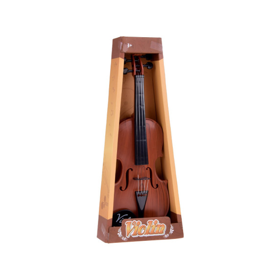 Játék hegedű 42 cm Inlea4Fun VIOLIN - Sötétbarna