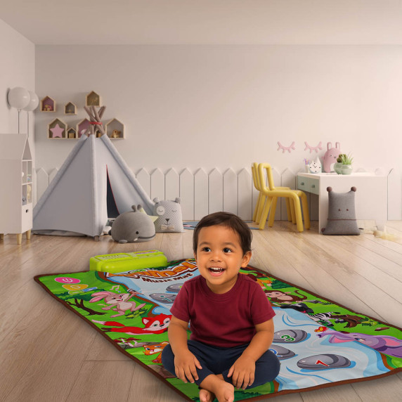 Covoraș muzical interactiv educativ – ANIMAL MUSIC MAT – cu pictograme de animale