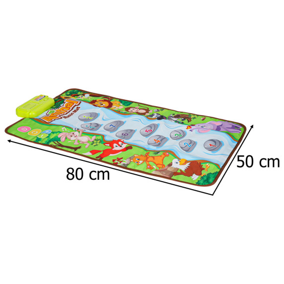 Covoraș muzical interactiv educativ – ANIMAL MUSIC MAT – cu pictograme de animale