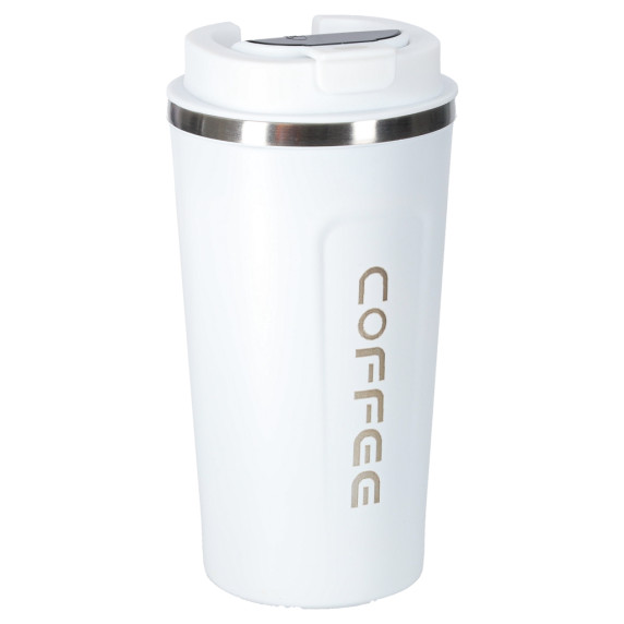 Smart termohrnček s LED displejom 500 ml COFFEE - biely