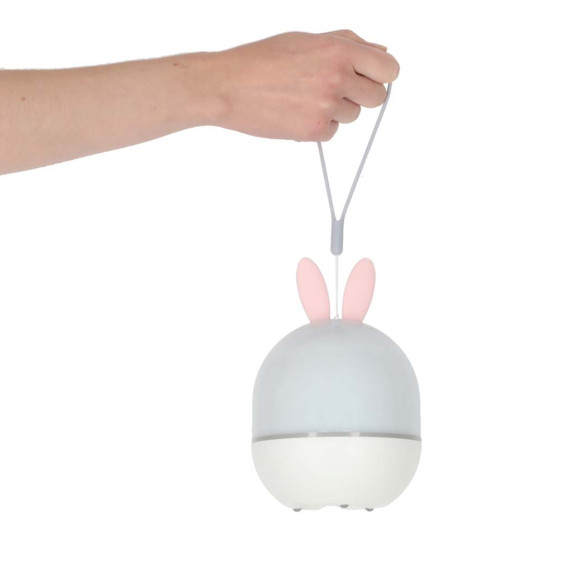LED éjjeli lámpa csillagprojektorral és távirányítóval CUTE ELF Projection lamp - Nyuszi