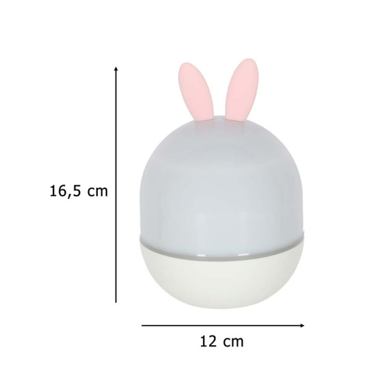 LED éjjeli lámpa csillagprojektorral és távirányítóval CUTE ELF Projection lamp - Nyuszi