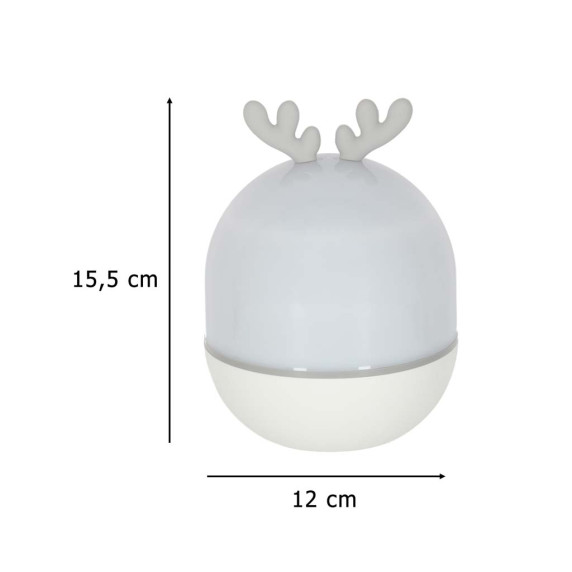 LED éjjeli lámpa csillagprojektorral és távirányítóval CUTE ELF Projection lamp - Rénszarvas