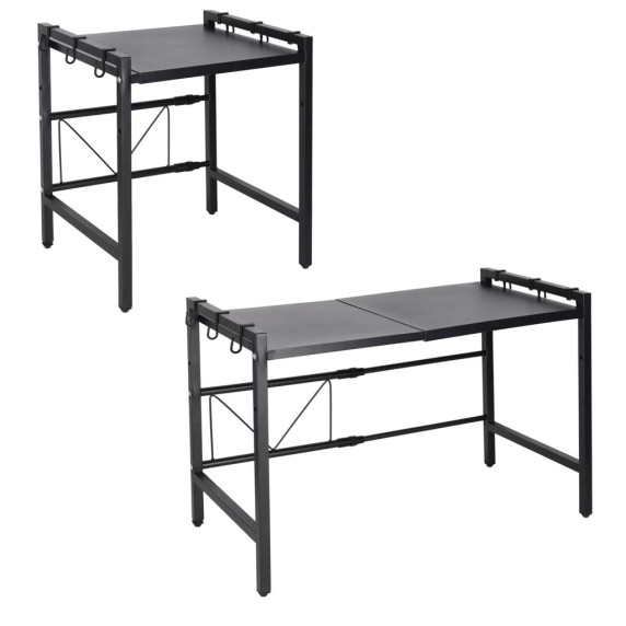 Konyhai polc, állítható fém rendszerező 63x46x36 cm