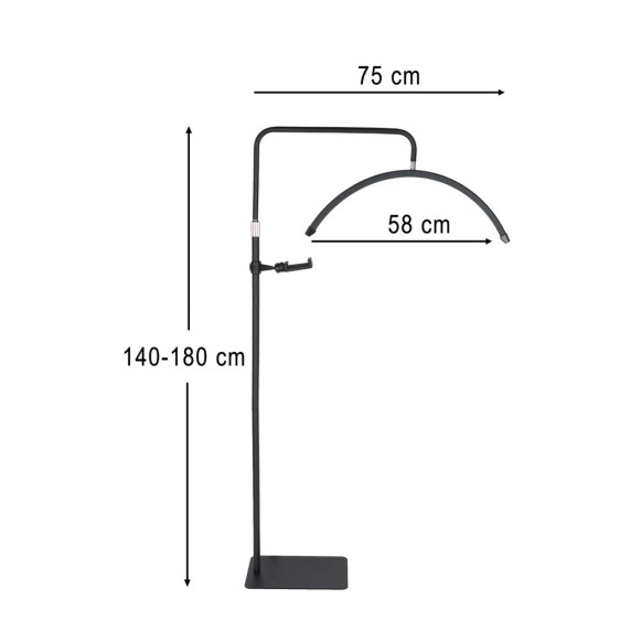 Lampă cosmetică LED cu arc multifuncțională 36 W