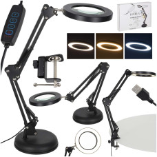 Asztali LED lámpa nagyítóval és forgatható karral LUMELA Desk lamp - 