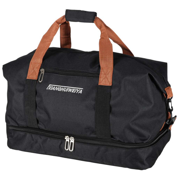 Sporttáska kézipoggyász Inlea4Home SPORTS TRAVEL BAG - Fekete