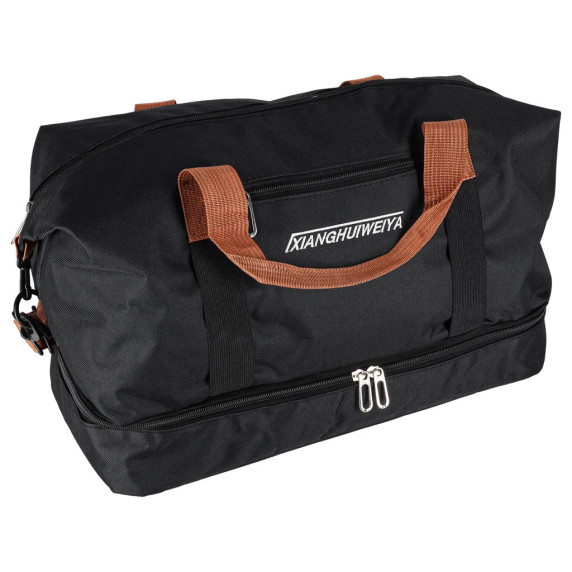 Sporttáska kézipoggyász Inlea4Home SPORTS TRAVEL BAG - Fekete