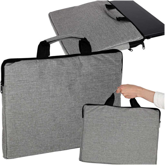 Geantă pentru laptop 15,6 inch – Inlea4Home - gri / negru