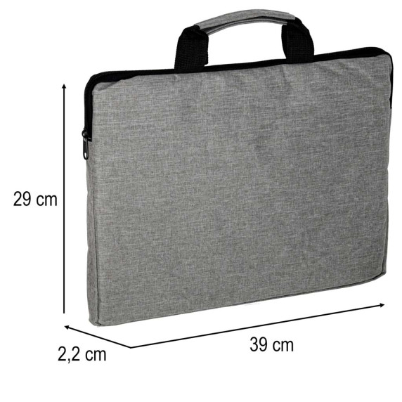 Geantă pentru laptop 15,6 inch – Inlea4Home - gri / negru