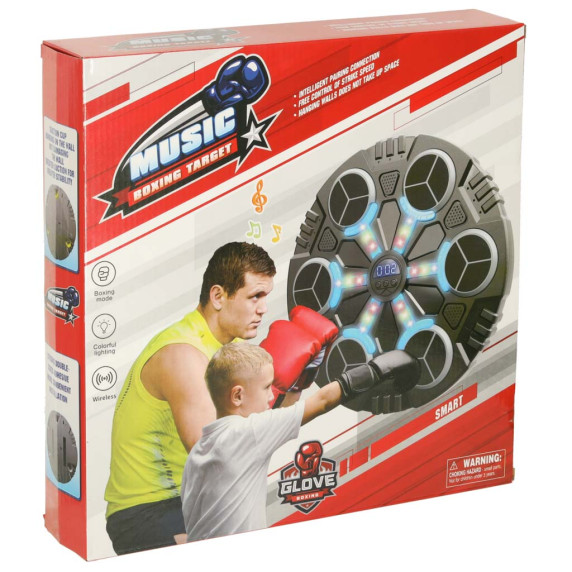 Scut de box montat pe perete, antrenor muzical – MUSIC BOXING TARGET