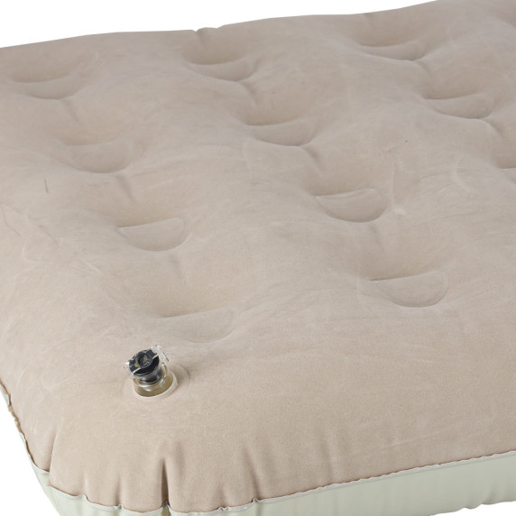 Nafukovacia posteľ dvojdielna, nafukovací matrac pre deti 140 x 90 x 20 cm - sivý