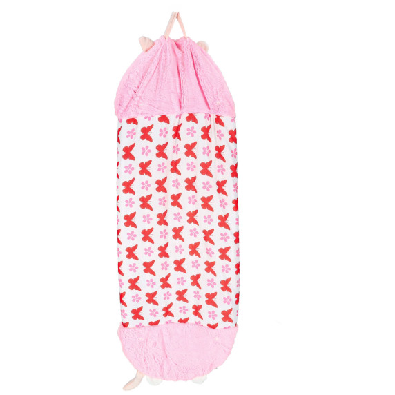 Sac de dormit pentru copii 2 în 1 - 125x50 cm - roz
