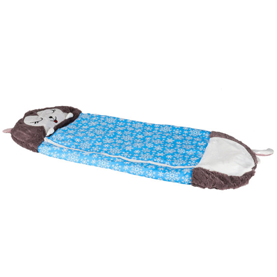Sac de dormit pentru copii 2 în 1 - 125x50 cm - albastru